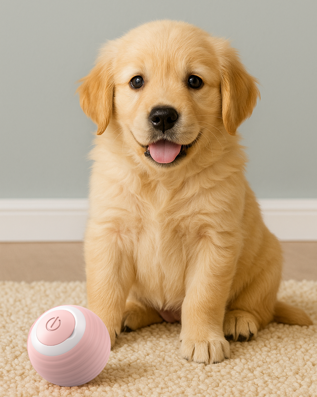 Balle interactive anti-stress et ennui rechargeable USB